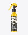 Glossy Spray Bottle Mockup