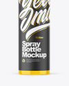 Glossy Spray Bottle Mockup