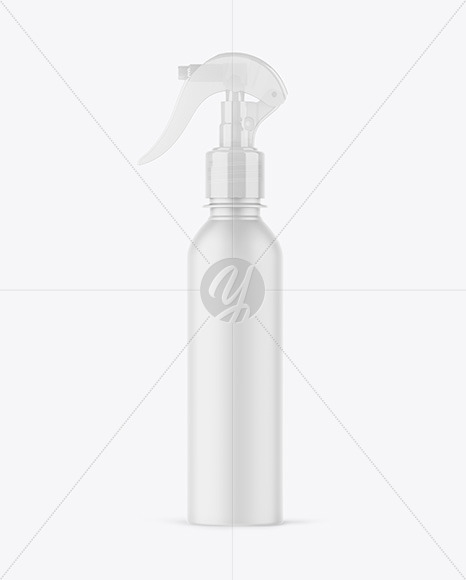 Matte Spray Bottle Mockup