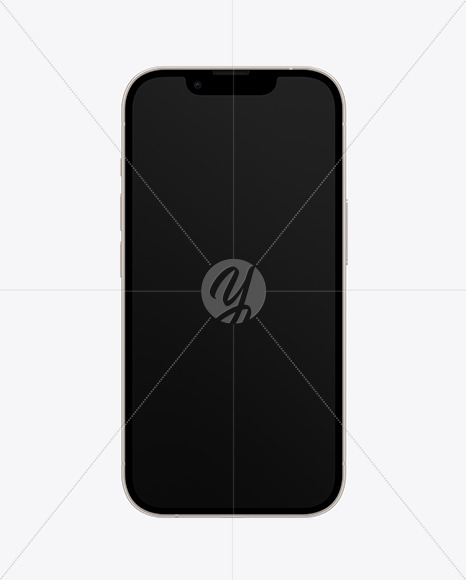 iPhone 13 Mini Starlight Mockup