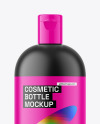 Matte Plastic Cosmetic Bottle Mockup