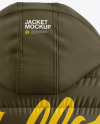 Training Down Jacket w/Hood Mockup