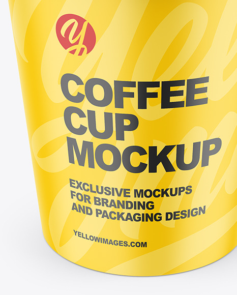 Six Matte Cups Mockup