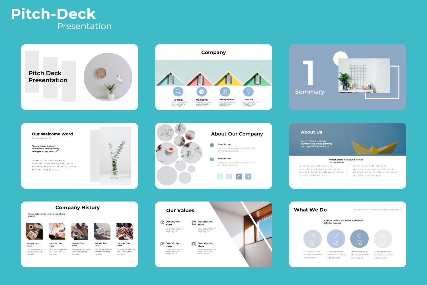 Pitch Deck Presentation Template