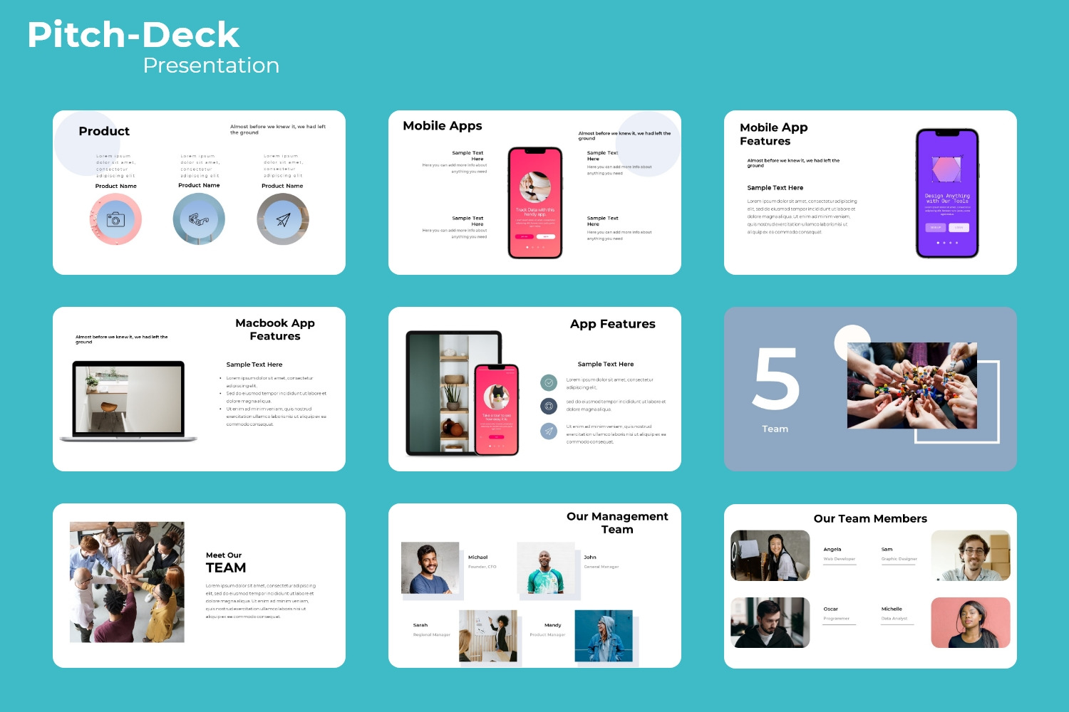 Pitch Deck Presentation Template