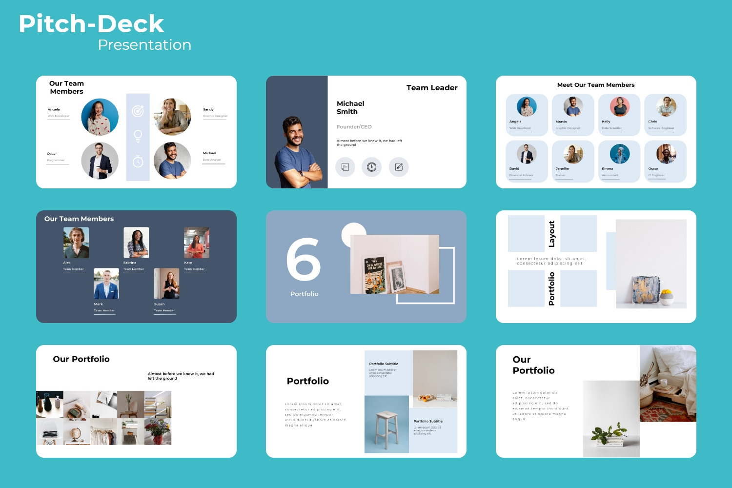 Pitch Deck Presentation Template