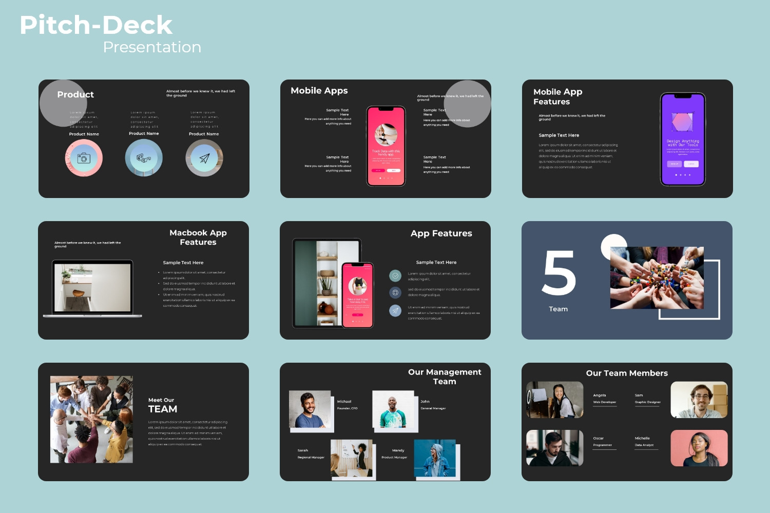 Pitch Deck Presentation Template