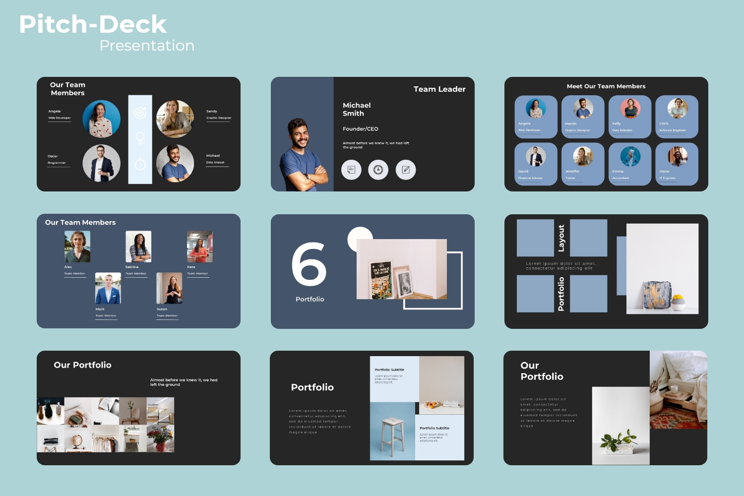 Pitch Deck Presentation Template