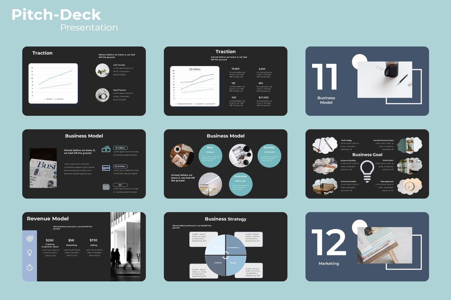 Pitch Deck Presentation Template