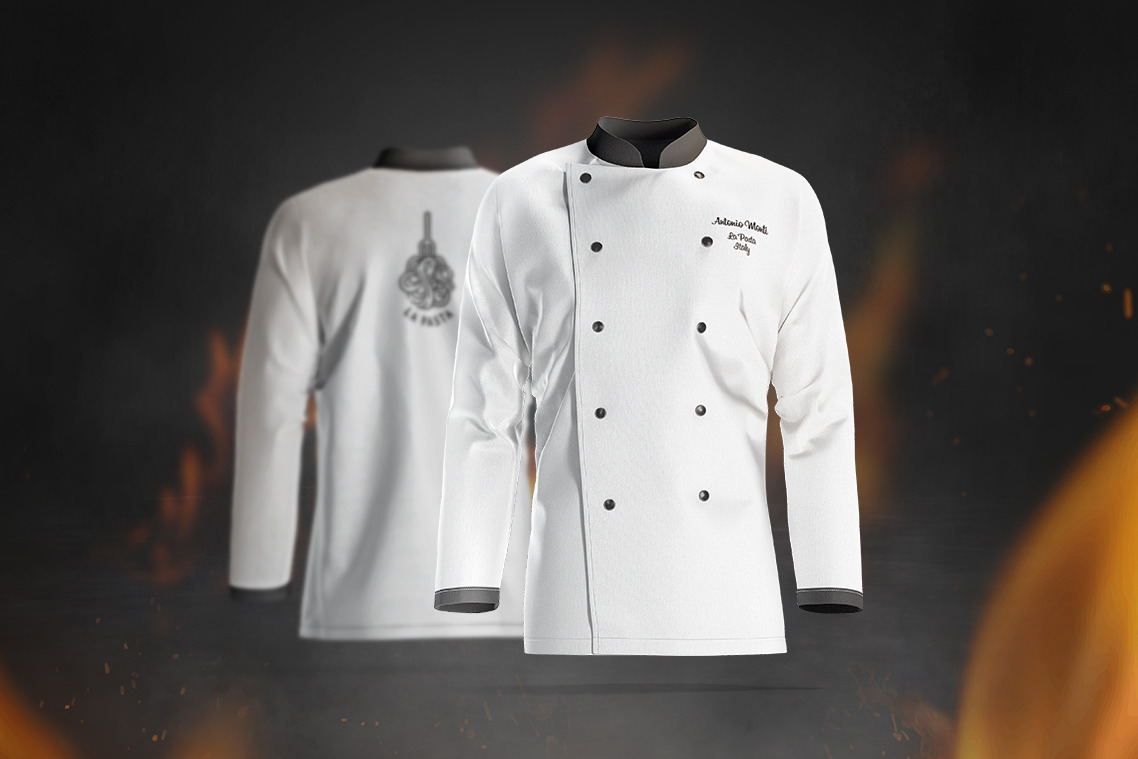 Chef Jacket Mockup Chef Jacket Mockup