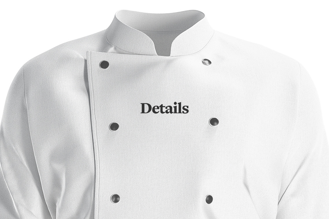Chef Jacket Mockup Chef Jacket Mockup