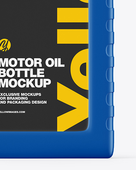 Motor Oil Bottle Mockup