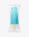 Blue Fruit Popsicle Ice Cream Mockup