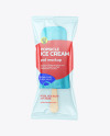 Blue Fruit Popsicle Ice Cream Mockup