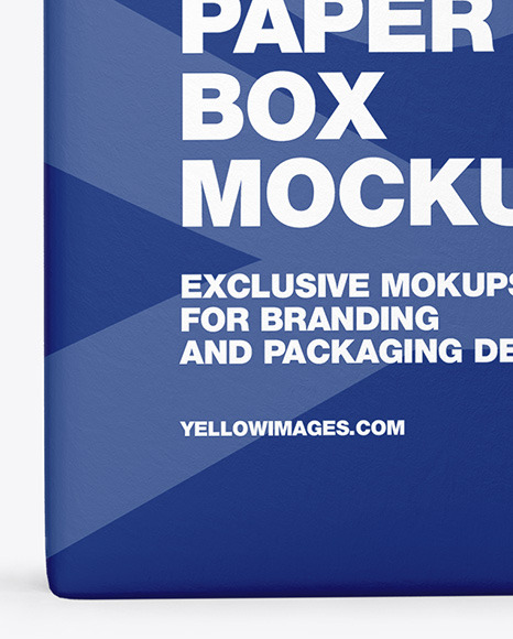 Opened Square Lipstick Tube w/ Box Mockup