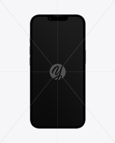 iPhone 13 Midnight Mockup