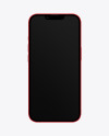 iPhone 13 Red Mockup