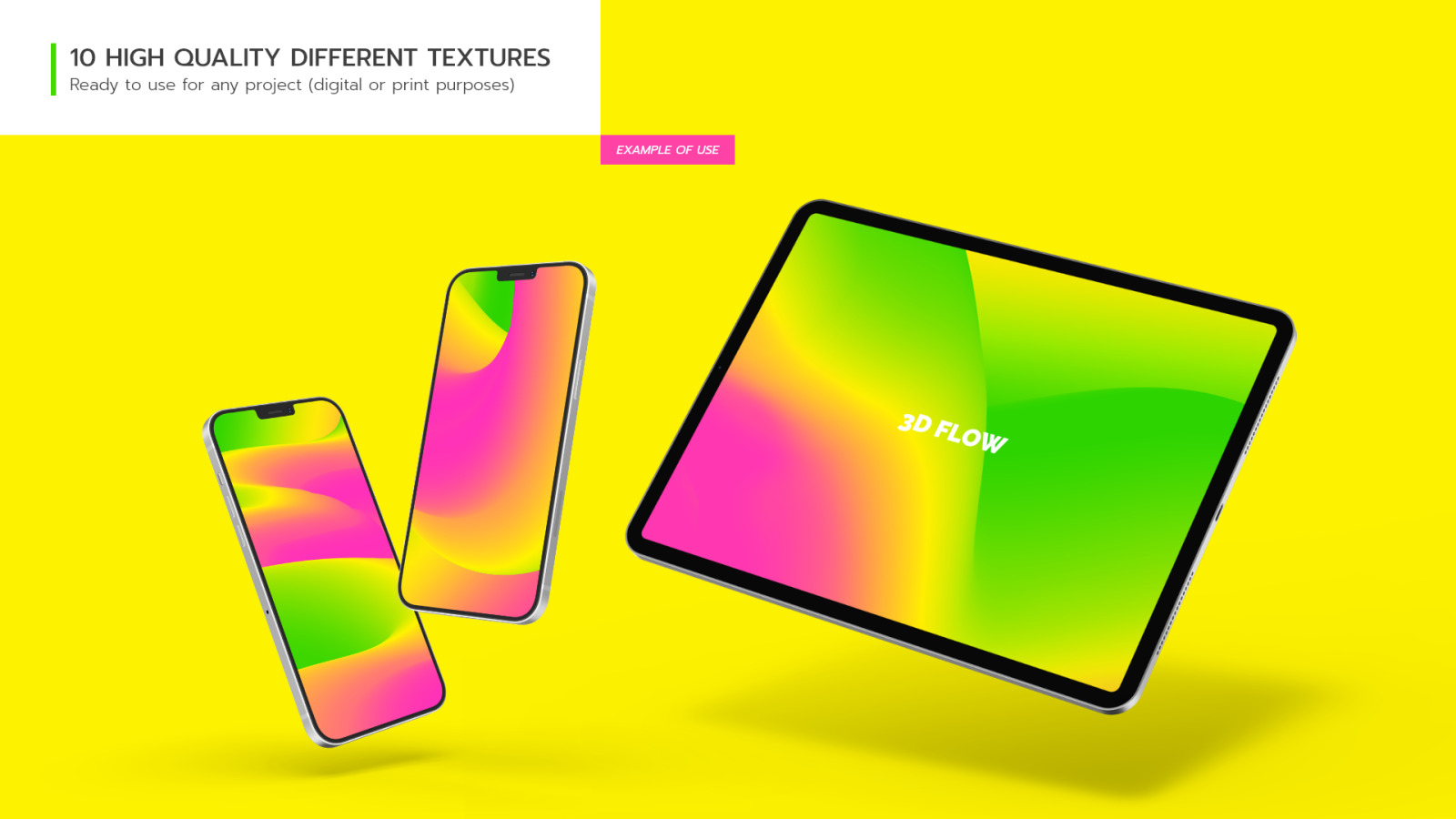 Abstract 3D Flow Backgrounds Vol.5