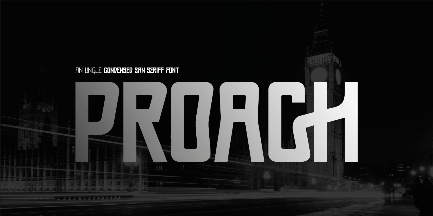 Proach Font Proach Font