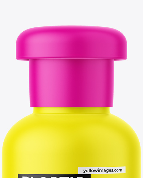 Matte Plastic Bottle Mockup Matte Plastic Bottle Mockup