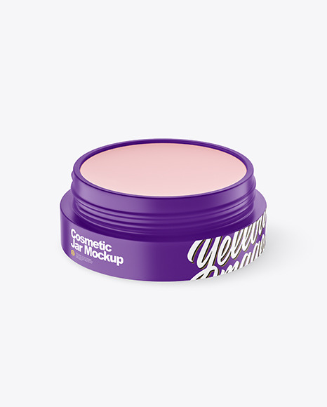 Matte Lip Balm Jar Mockup - Glossy+Lip+Balm+Jar+Mockup+|+Exclusive+Mockups