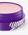 Matte Lip Balm Jar Mockup