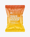 Glossy Snack Pack Mockup