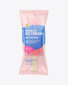 Pink Fruit Popsicle Ice Cream Mockup