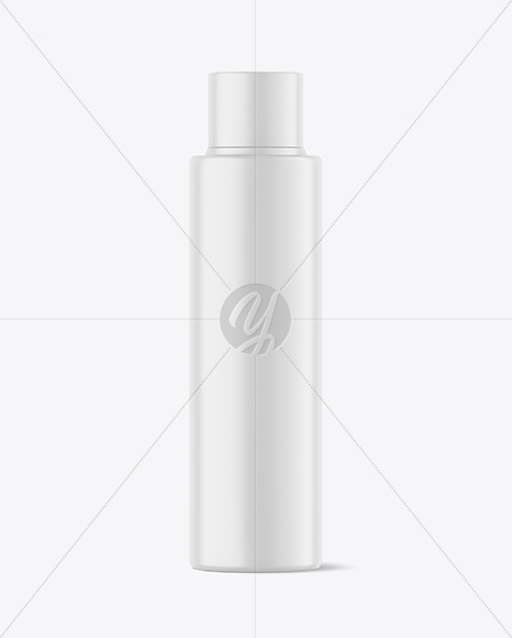 Matte Plastic Cosmetic Bottle Mockup