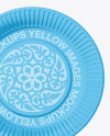 Glossy Paper Plate Mockup