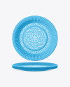 Glossy Paper Plate Mockup