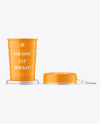 Matte Folding Cup Mockup