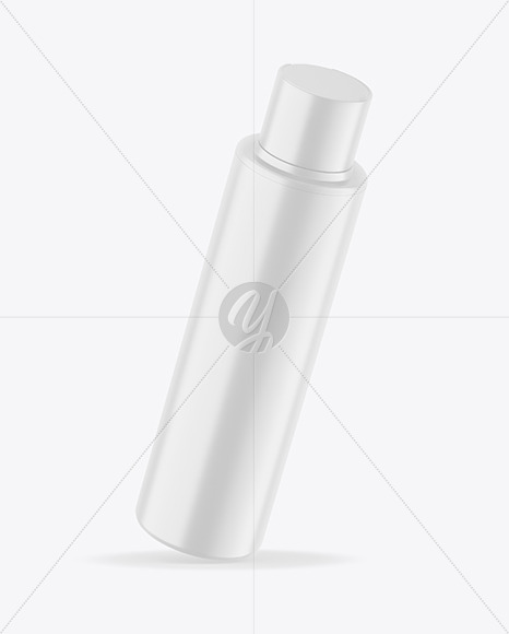 Matte Plastic Cosmetic Bottle Mockup