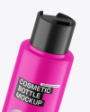 Matte Plastic Cosmetic Bottle Mockup