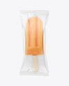 Orange Fruit Popsicle Ice Cream Mockup