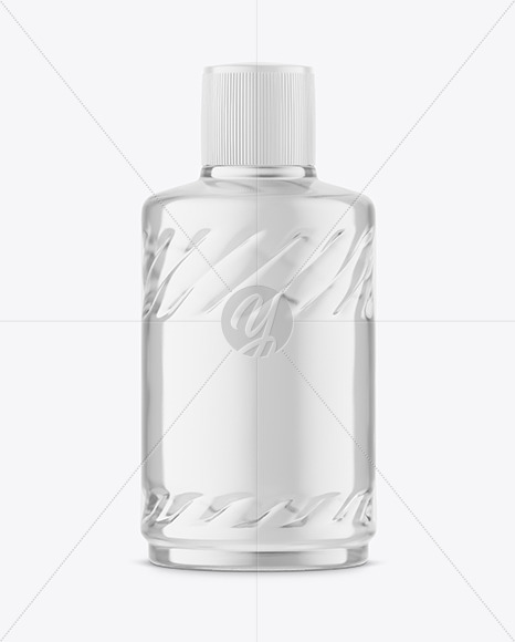 Nail Remover Glass Bottle Mockup Nail Remover Glass Bottle Mockup