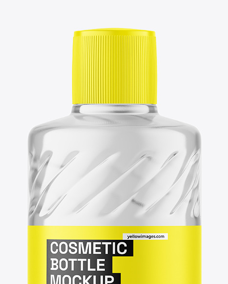 Nail Remover Glass Bottle Mockup Nail Remover Glass Bottle Mockup