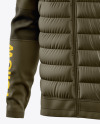 Training Down Jacket w/Hood Mockup