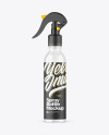 Clear Spray Bottle Mockup