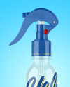 Clear Spray Bottle Mockup