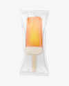 Orange Fruit Popsicle Ice Cream Mockup