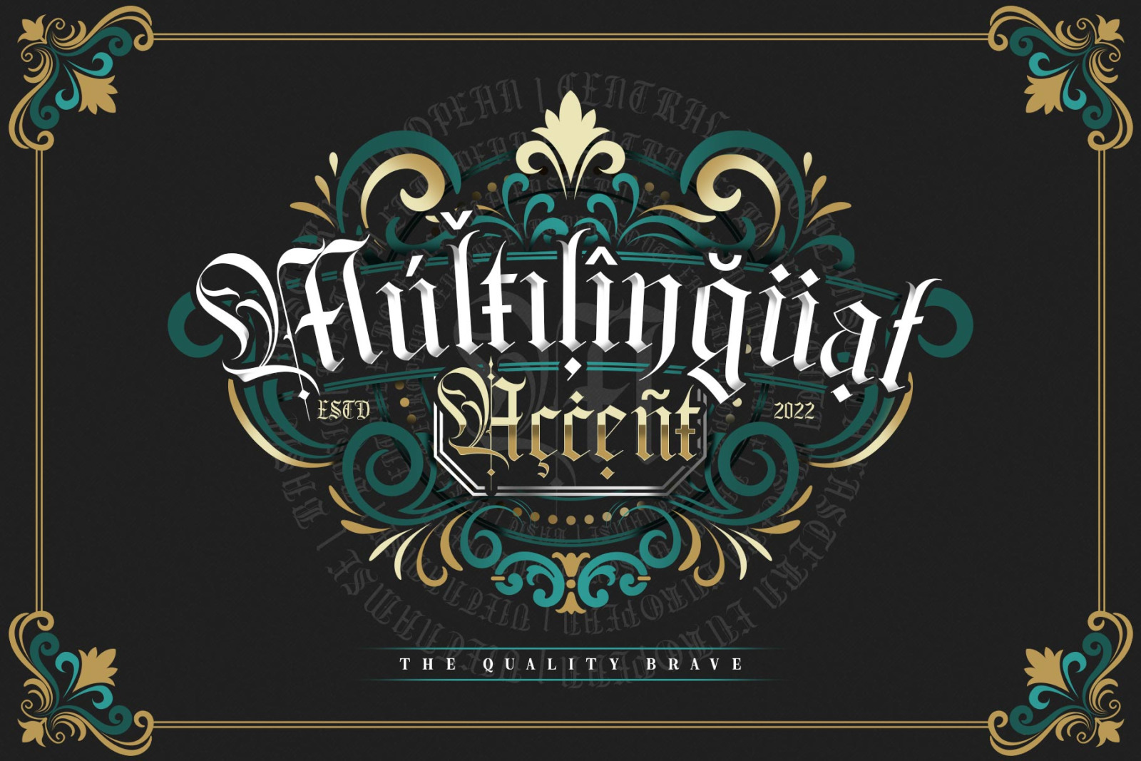 The Quality Brave Typeface The Quality Brave Typeface