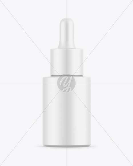 Matte Dropper Bottle Mockup