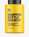 Matte Dropper Bottle Mockup