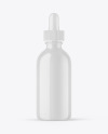 Glossy Plastic Dropper Bottle Mockup Glossy Plastic Dropper Bottle Mockup
