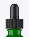 Glossy Plastic Dropper Bottle Mockup