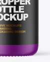 Matte Plastic Dropper Bottle Mockup