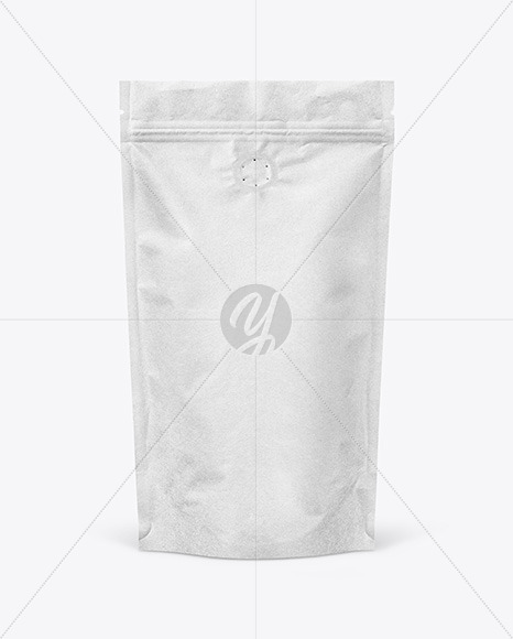 Kraft Paper Stand-up Pouch Mockup