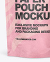 Kraft Paper Stand-up Pouch Mockup