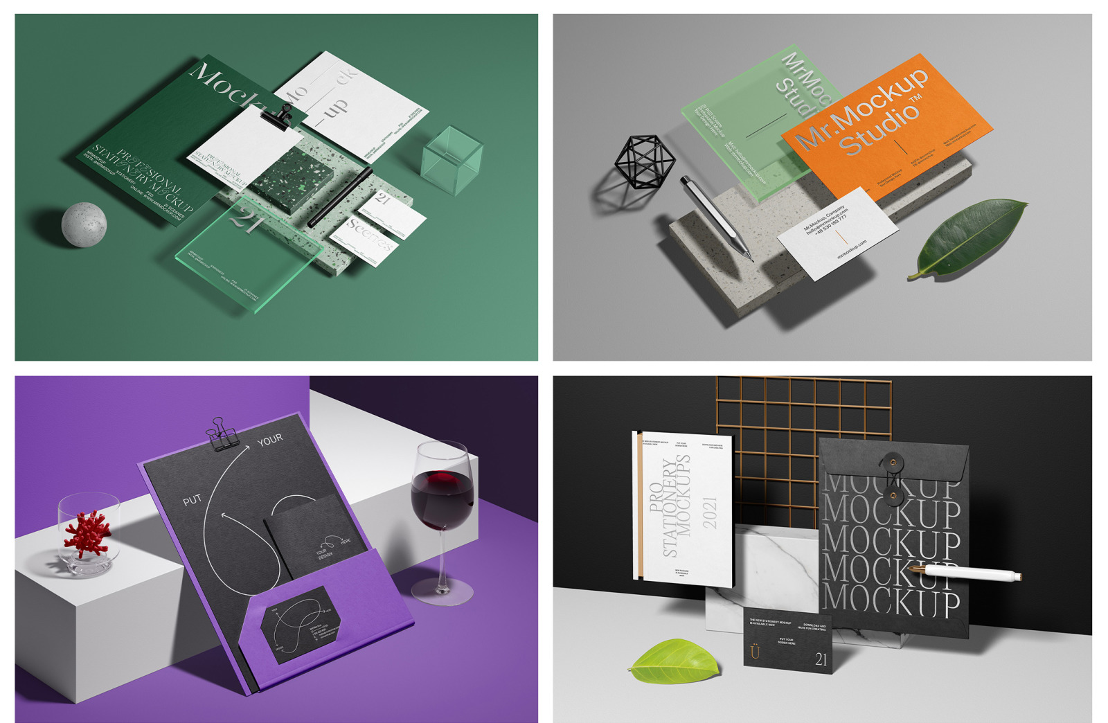 Stationery Mockups Stationery Mockups